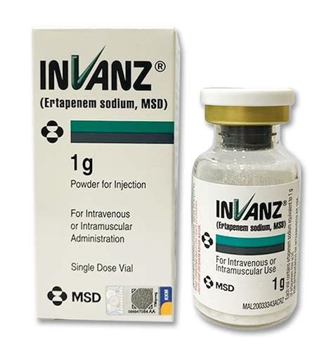 Invanz Dosage & Drug Information | MIMS Malaysia