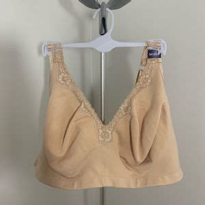 Catherines Intimates Sleepwear New Plus Size No Wire Cotton Comfort Lace Bra Nude Poshmark