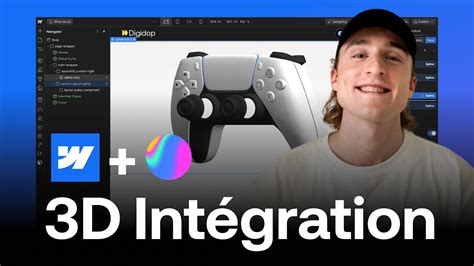 Webflow 3d Intégration Et Démo D Animations Avec Spline Youtube