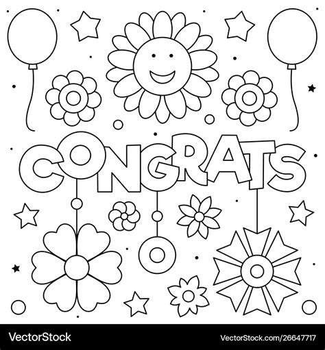 Congratulations Coloring Pages Virginiayazn