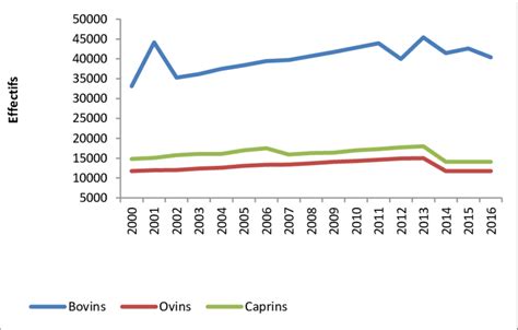 Evolution Du Cheptel Bovin Ovin Et Caprin Entre Et Dans La