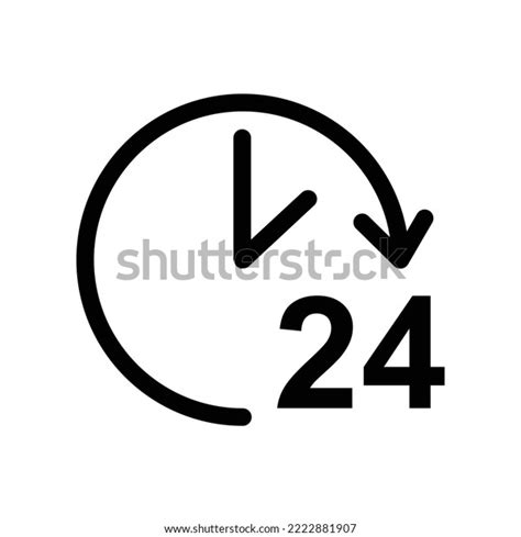 Illustration Graphic Vector Sign Open 24 Stock Vector (Royalty Free ...