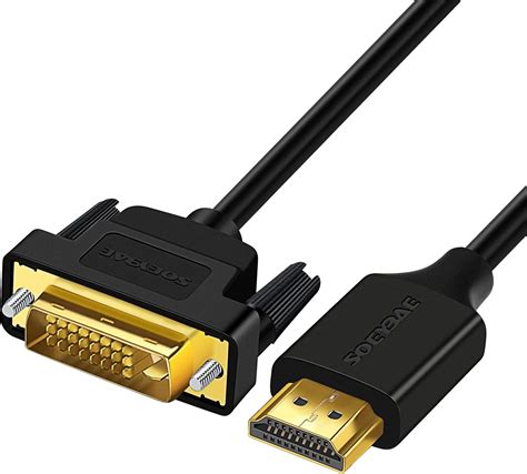 Buy Soeybae Dvi To Hdmi Cable 15ft 4k Hdmi To Dvi Bi Directional