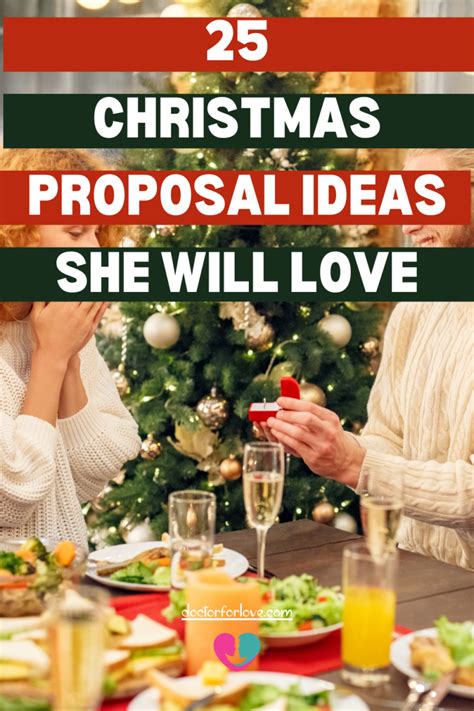 25 Magical Christmas Proposal Ideas To Get To Say "Yes!"