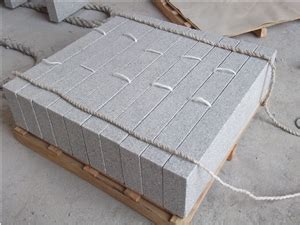 China Grey G603 Granite Flamed Kerbstone All Side Flamed Grey G603