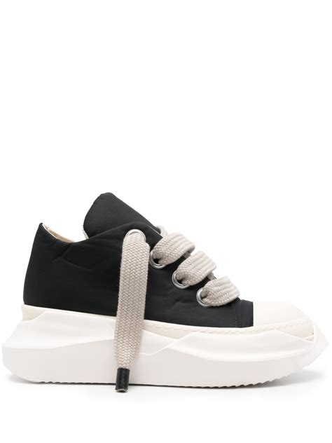 Rick Owens Drkshdw Jumbo Laced Abstract Sneakers Black Farfetch