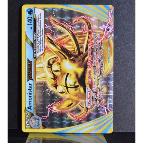 Carte Pok Mon Amonistar Turbo Pv Xy Impact Des Destins