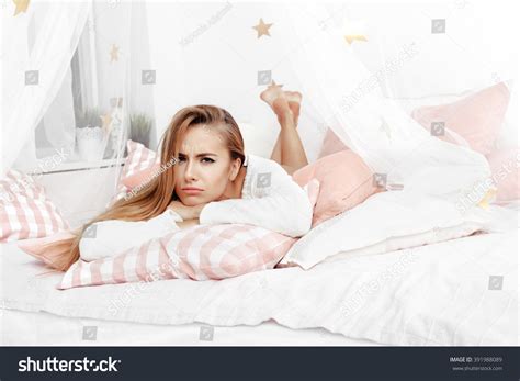 Sexy Blonde Wearing Sexy Pajama On Stock Photo Shutterstock