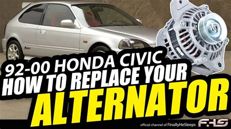 How To Replace Alternator Honda Civic