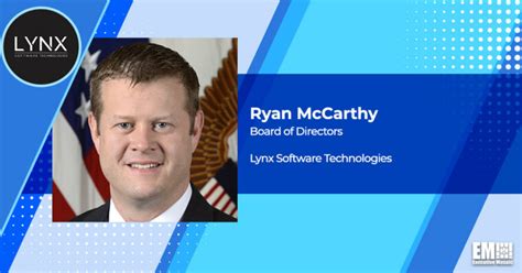 Former Army Secretary Ryan McCarthy Added to Lynx Software Technologies ...