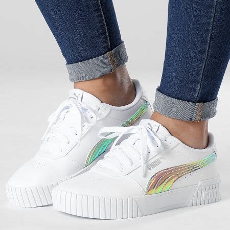 Puma Zapatillas Mujer Carina 2 Holo 387985 Puma Blanco Puma Plata Ryses