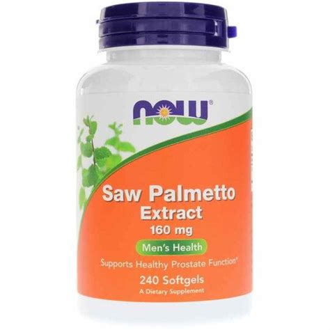 Saw Palmetto Extract 160 Mg, NOW Foods