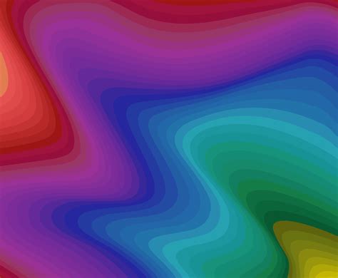 Beautiful Rainbow Wave Background