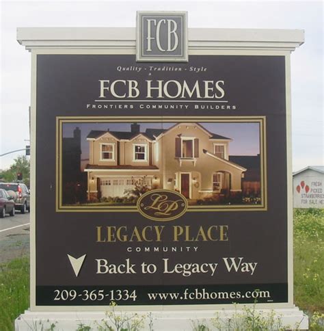 Fcb Homes Signco Custom Signage Portfolio