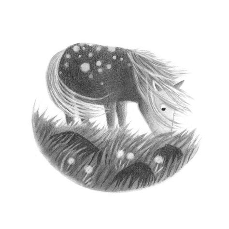 picture book illustration - graphite powder and pencil drawings ...