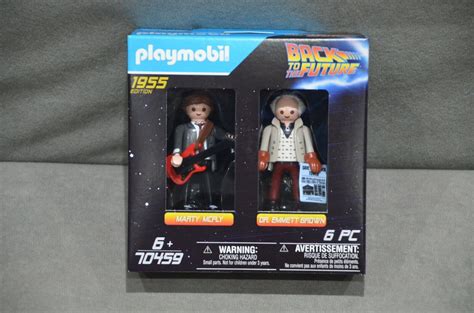 Playmobil 70459 6pcs Back To The Future Marty McFly Doc Brown 1955