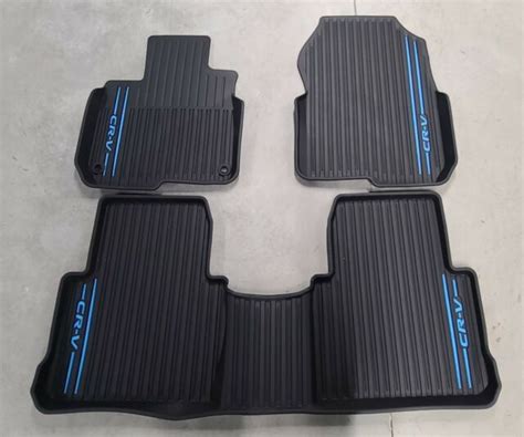 Oem Honda Cr V High Wall Blue Logo All Season Floor Mats