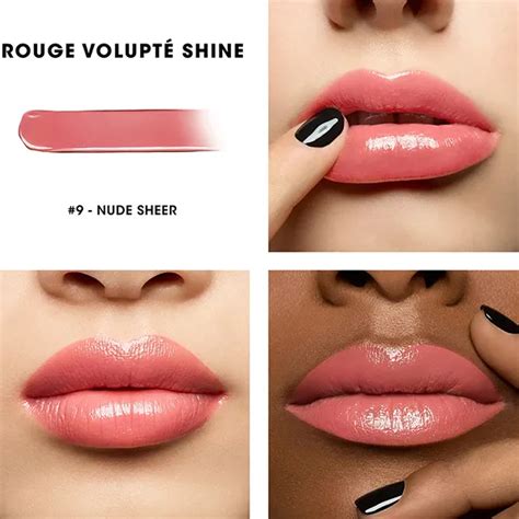 Son Yves Saint Laurent YSL Nude Sheer Rouge Volupte Shine Oil In