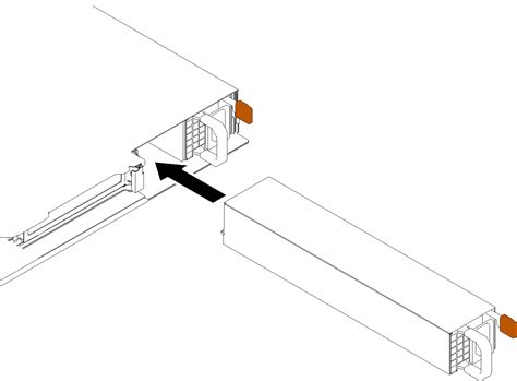 Install A Hot Swap Power Supply Unit Thinksystem Sr V Lenovo Docs