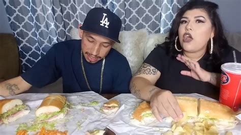 Jersey Mikes Big Sub Mukbang Youtube