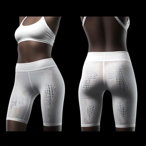 Aislado De Tejido El Stico De Bikini Sin Costura Mezcla De Nylon Invisible Debajo De Blanco En