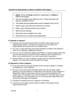 Fillable Online Utcourts Checklist For Responding To A Motion To Modify