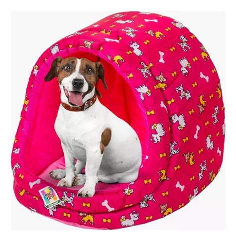 Cama Caminha Toca Iglu Pet Cachorro Gato Conforto Nylon P