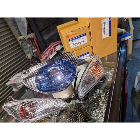 Hma Headlight Winker Mio Bluish Sold As Set Shopee Philippines