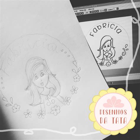 Desenhos da Tata: Trabalhos Prontos | O avatar ilustrado da Anna Fabrícia