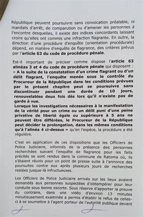 Arrestation des membres du FNDC Voici les faits reprochés à Foniké