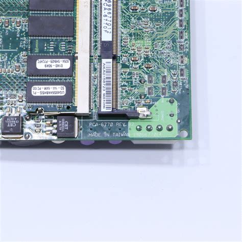 ADVANTECH PCA 6770 REV B2 CPU BOARD Premier Equipment Solutions Inc