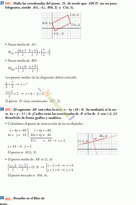 GEOMETRÍA ANALITICA EJERCICIOS DESARROLLADOS DE SECUNDARIA PDF