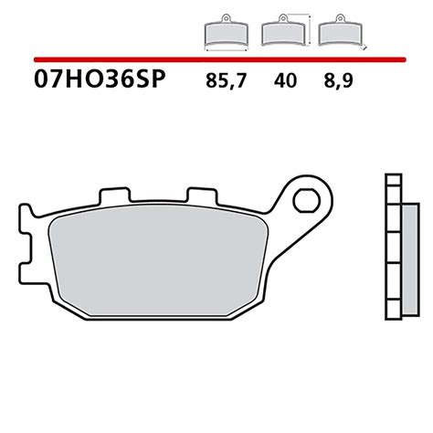 Brembo Kit Pastiglie Freno Posteriore Honda Crf L Africa Twin Dct Abs