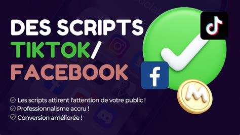 Je vais rédiger vos scripts publicitaires TikTok Facebook par Axel Makers