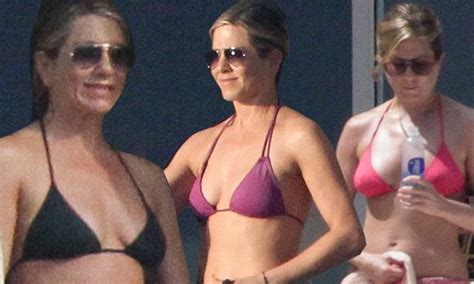 Jennifer Aniston Flaunts Enviable Figure In Variety Of Barely There Two