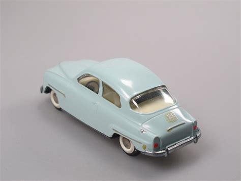 Tekno Denmark 827 Saab 96 Hellblau Box Defekt 1 43 Vintage Model