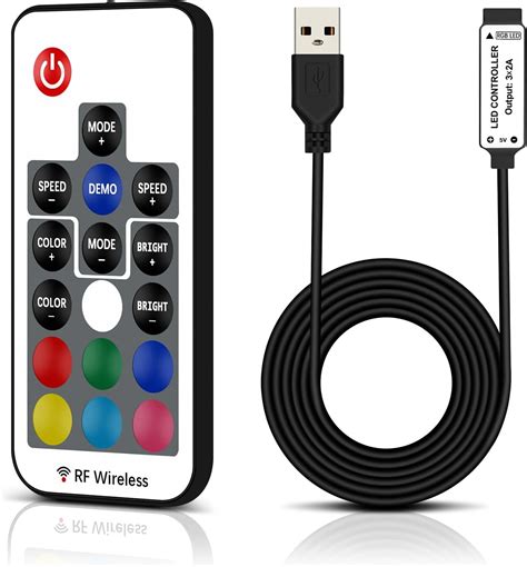 Rgbzone M Usb Dc V Led Kontrol Kiti Tu Lu Rf Kablosuz Uzaktan