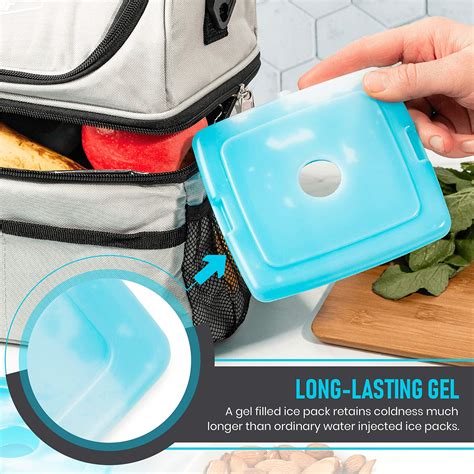 Buy Dynamic Gear Reusable Ice Pack Blocks 6 Pack For Lunch Box Slim