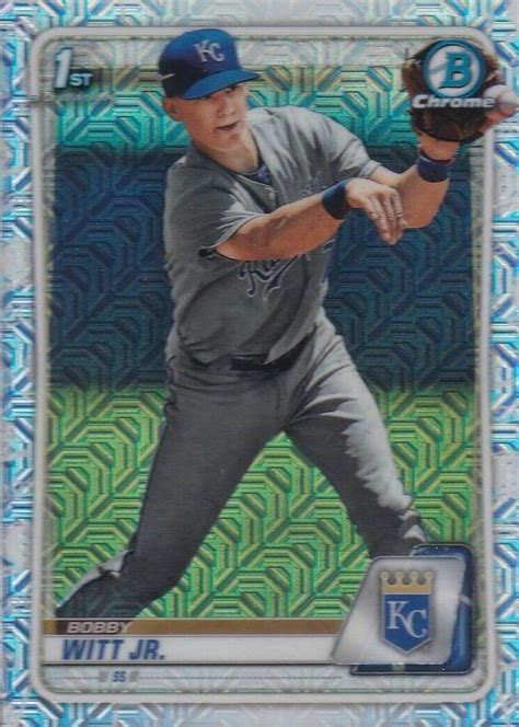 Bobby Witt Jr 2020 Bowman Mega Box BCP 25 Chrome Prospects Mojo