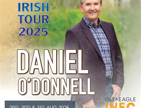 ANNOUNCING DANIEL'S IRISH MAY TOUR 2025 - Daniel O'Donnell