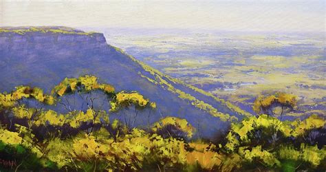 Blue Mountains Australia Painting By Graham Gercken Pixels