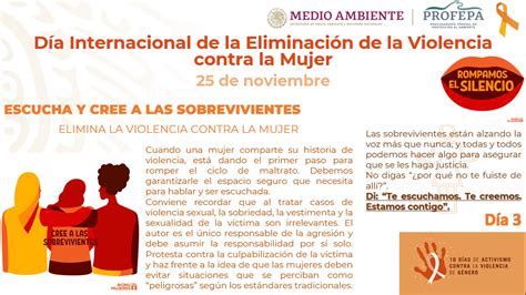 DÍa Internacional De La EliminaciÓn De La Violencia Contra La Mujer Procuraduria Federal De