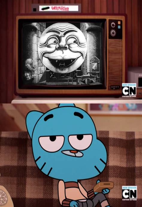 Gumball Watterson Watching TADOTMITM by Perro2017 on DeviantArt