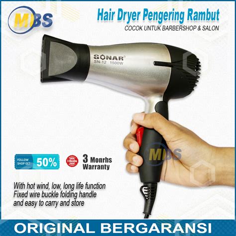 Jual Hair Dryer Rambut Sonar Sn Alat Pengering Rambut Lipat