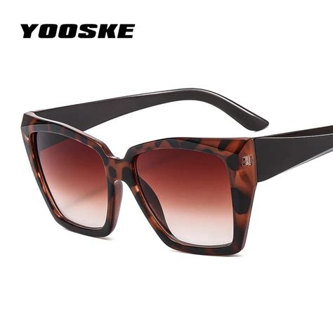 Yooske Fashion Cat Eye Sunglasses Women Retro Brand Designer Gradient