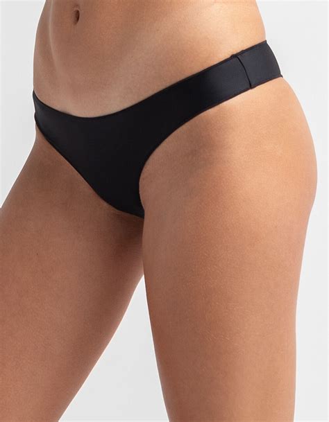 RIP CURL Classic Surf Eco Womens Bare Bikini Bottoms BLACK Tillys