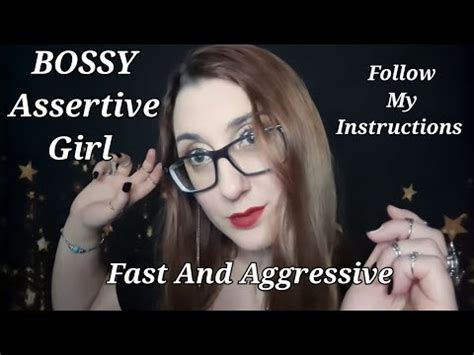 ASSERTIVE ASMR Fast And Aggressive Focus On Me Now Bossy Asmr