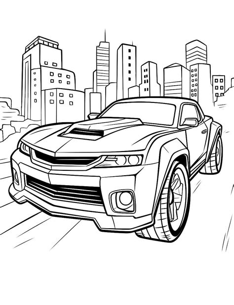 50 Car Coloring Pages: Free Printable Sheets | Coloring pages, Cars ...