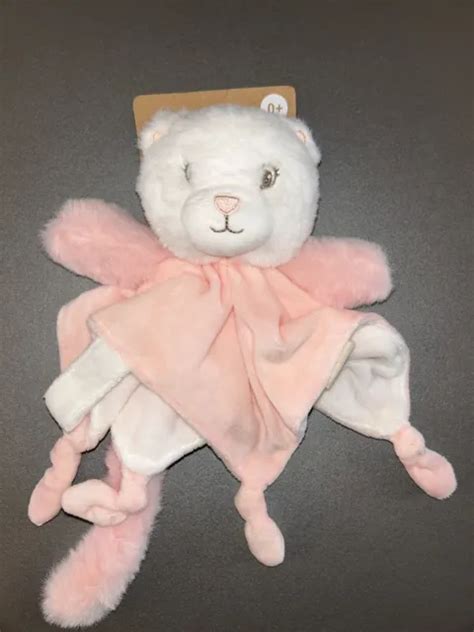 Doudou Plat Attache T Tine Premaman Orchestra Chat Blanc Rose Neuf Eur