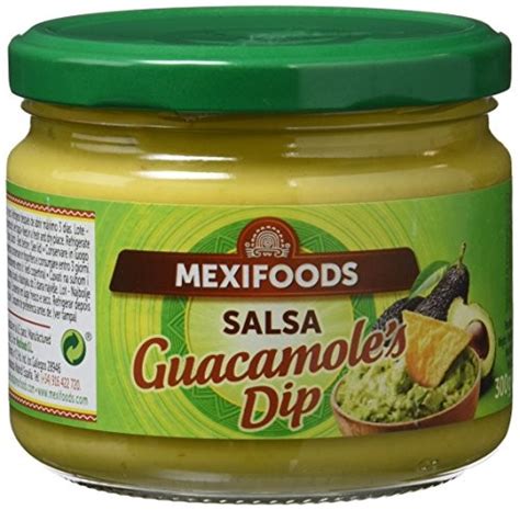 3 Botes 300gr De Salsa Guacamole Mexifoods